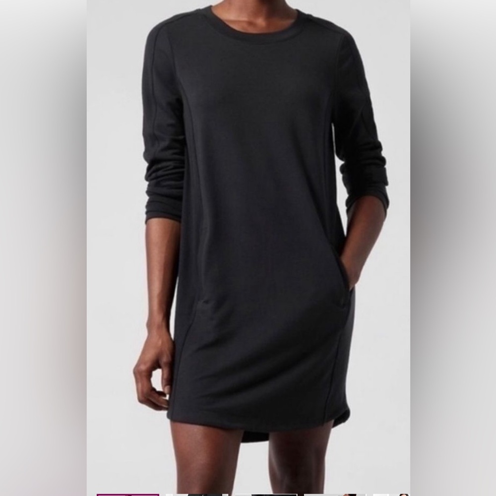 Athleta Balance Dress, Black, Used, Good Condition